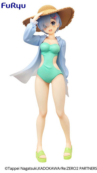[당일발송] Re: 제로부터 시작하는 이세계 생활 리제로 렘 SUMMER VACATION 피규어 일본내수용 정품, 1개