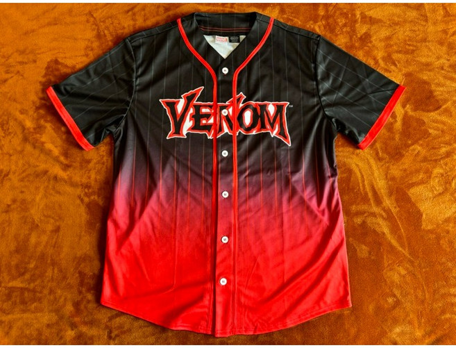 Marvel 猛毒 Venom 棒球球衣 (尺寸 M/L)