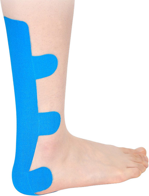 아킬레스건 테이핑 발목 축구 러닝 스포츠 테이프 테이핑요법 스킨 색상, 1세트, 10매