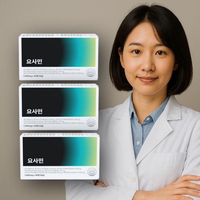 요사민 알칼리 복합 식품 대나무 배출 솔루션 셀로비스, 3박스, 30정