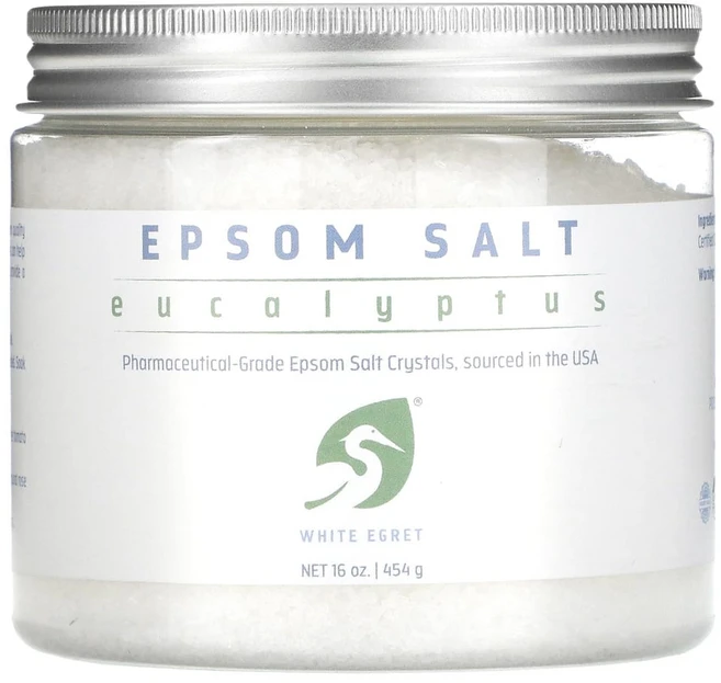 화이트이그렛퍼스널케어 엡솜 솔트 유칼립투스 454g(16oz), 454g, 1개 - 쿠팡