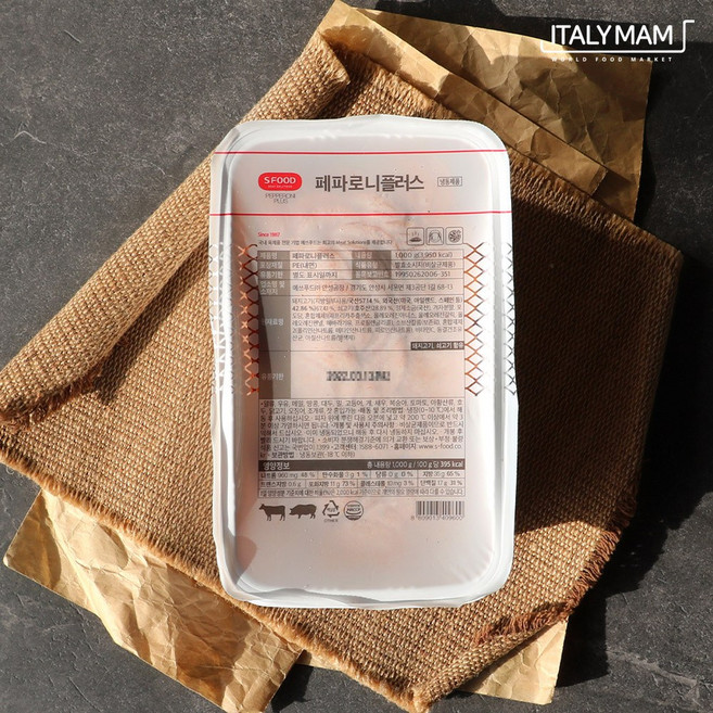 에쓰푸드 페퍼로니 플러스 1kg 페파로니, 1개