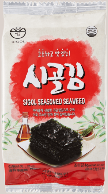 시골김 도시락김 4g 32봉 점심시간 점심도시락