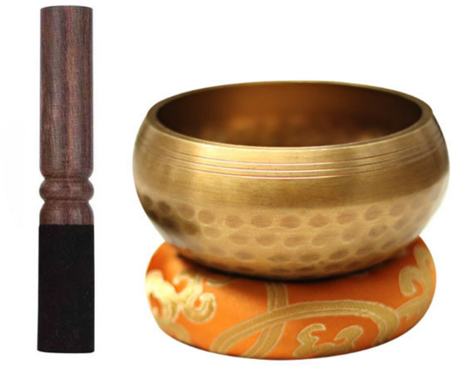 尼泊爾頌缽 手工聲音療癒樂器 冥想靜心 淨化空間能量 13公分, 1個, 尺吋