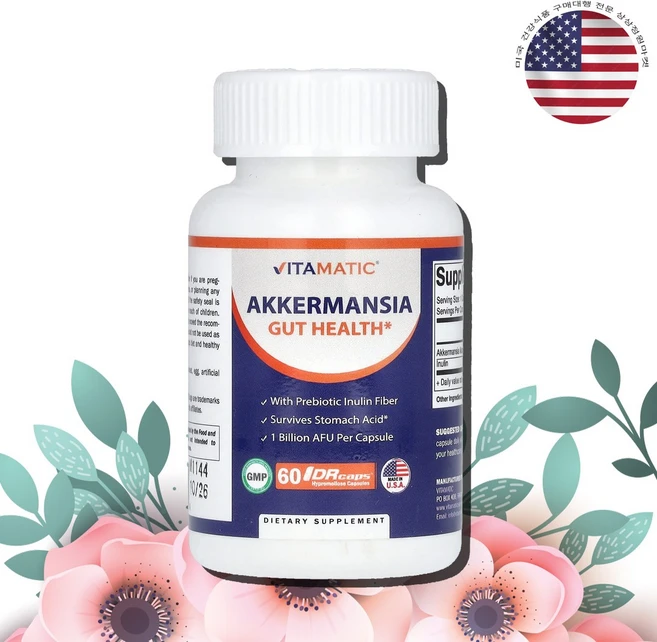 아커만시아 GLP-1 유사체 유산균 뮤시니필라 60캡슐 GLP1 지엘피원유산균, 1개, 60정 - 쿠팡