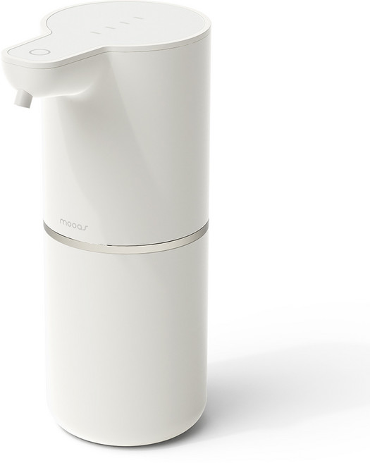 무아스 퓨어 워시 소프트버블 자동 손세정기, 화이트, 1개