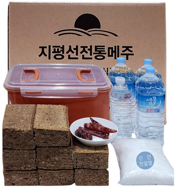 다솜농원 지평선 메주세트 6장 8장 전통 된장담그기 풀세트, 8개, 750g