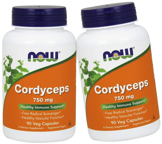나우푸드 동충하초 이뮨지원 Cordyceps 750mg 90캡슐, 90정, 2개 - 쿠팡