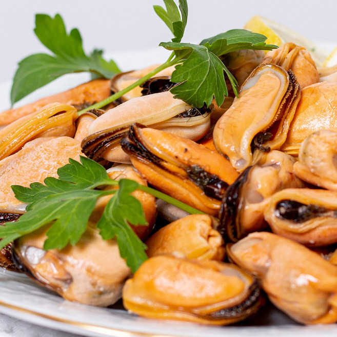 손질 홍합살 담치 500g 순살 깐홍합 냉동 홍합탕 업소용 육수용, 손질 홍합살_500g