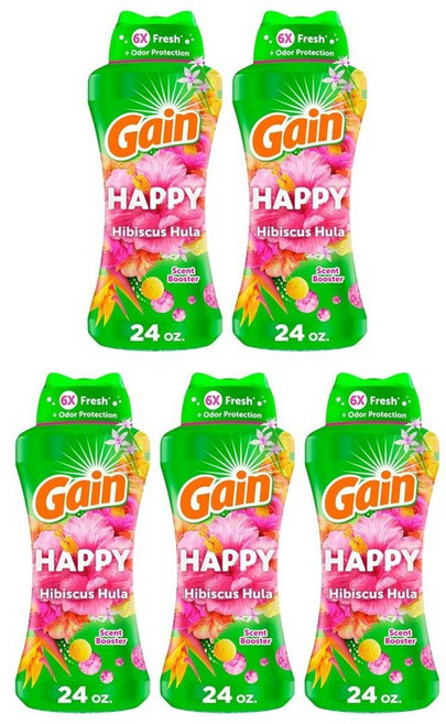 게인 인워시 센트 부스터 비즈 해피 히비스커스 훌라 680g, 5개