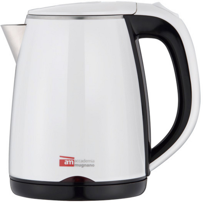 이태리 am 전기포트 1L 304 통스텐 커피포트 전기주전자 티포트 백화점브랜드 저소음 일체형 파스텔, 화이트(JH110W)