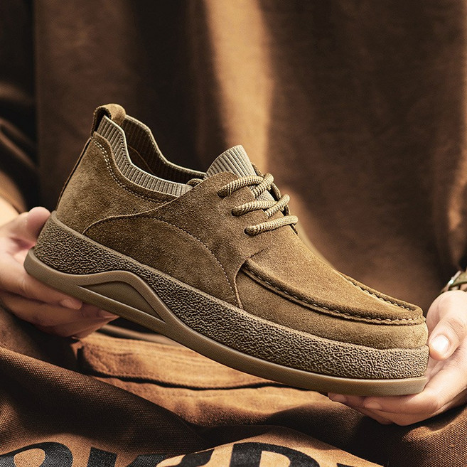 POMTOR 남성 스니커즈 발편한 구두 남자로퍼