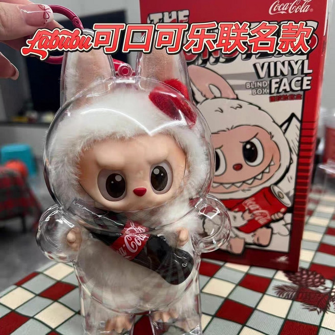 labubu保護殼 可口可樂 驚喜特搖 快樂因子 拉布布 亞克力保護殼 三代保護殼 透明保護殼