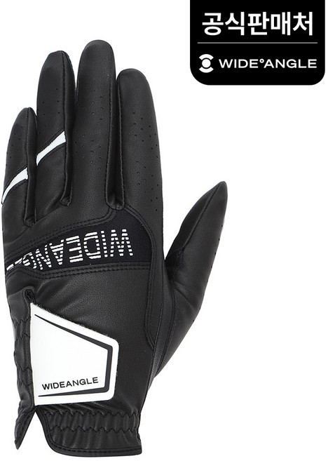 와이드앵글 공식 남성 CO 반양피 한손 장갑 WMP23V01Z1 (정상가:45 000), Black, 1개