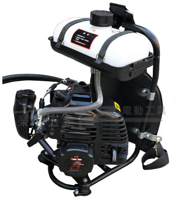 【榮展五金】二行程43cc軟管背負式割草機 - 上油壺浮子式設計 除草、掃墓、修剪草地皆適用, 1個