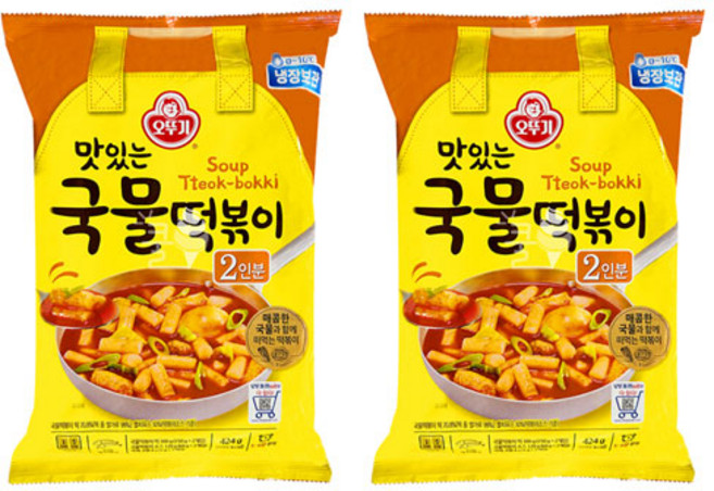 오뚜기 맛있는 국물떡볶이, 424g, 2개