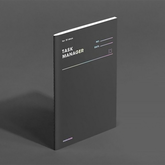 모트모트 스터디플래너 태스크 매니저 31DAYS 다크호스 / 125*198mm - 개 (1개입)