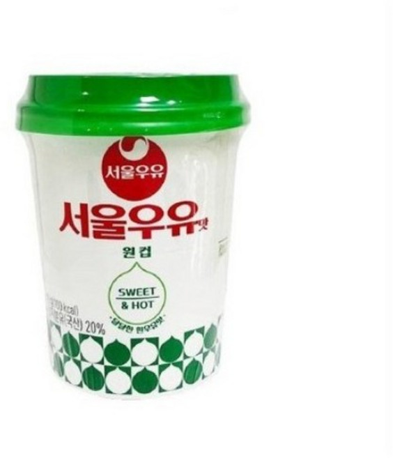 서울우유맛 원컵 추억의 달콤한 흰 우유맛, 25g, 6개
