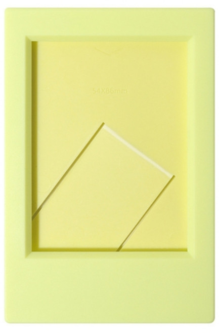 3 인치 미니 사진 프레임 사진 프레임 탁상 사진 카드 디스플레이 데스크톱 스탠드 홈 오피스 장식, Light Green