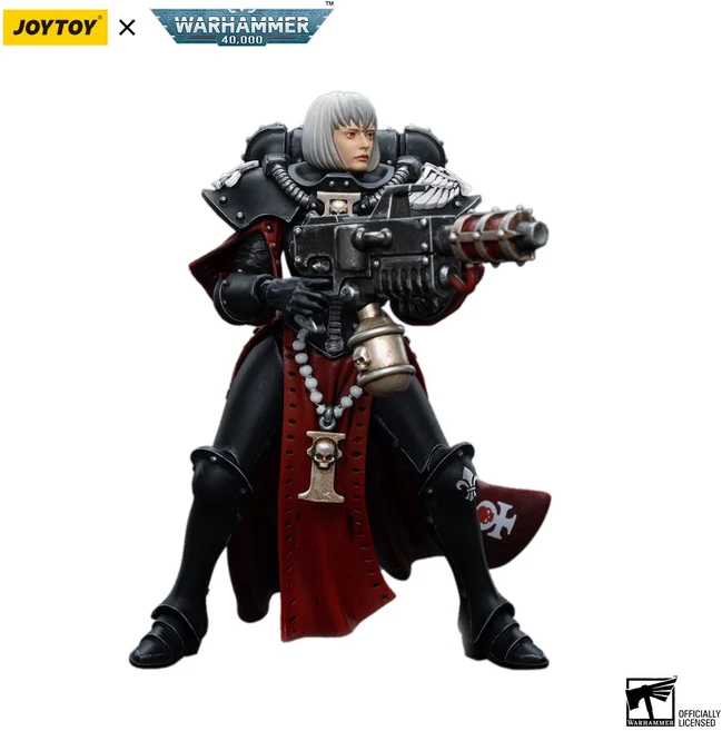 [] JOYTOY Warhammer 40K 1/18 액션 피규어 Adepta Sororitas Battle Sister 5PCS 애니메이션 군사 모델