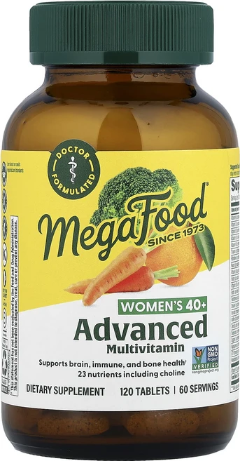 몸관리하세요 겨울입니다 MegaFood 40세 이상 여성용 종합비타민 120정 특별관리진행, MegaFood40세이상여성용종합비타민120정, 1 - 쿠팡