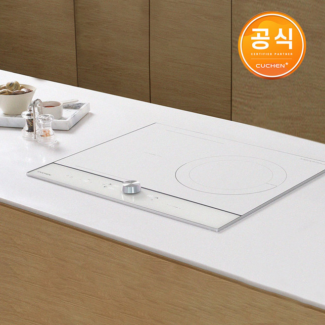[무료설치/가스막음] 쿠첸 3구 인덕션 전기레인지 1등급 베이지 플렉스존 개별화구 All 3400W 출력 CIR-EW33KD2B1 방문설치, 빌트인