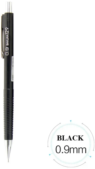사쿠라 샤프 펜슬 0.3/0.5/0.7/0.9mm 프레스 자동 연필 추진 연필 스케치 용품