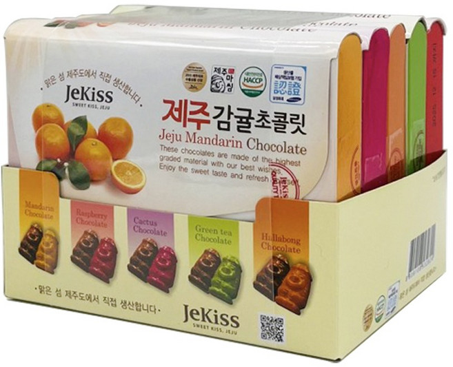 제키스 제주 돌하르방 종합 초콜릿 미니포켓 선물세트 여행 선물 기념품 특산품