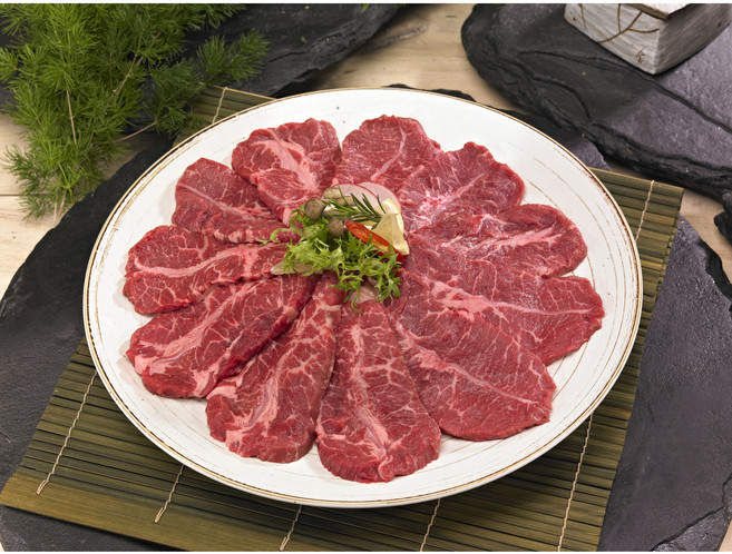 황금한우 국내산 한우 부채살 150g 냉장 구이용, 1개