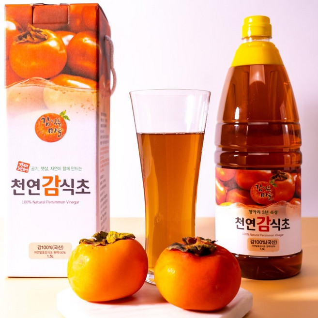 감익는마을 항아리숙성 감식초, 1.5L, 3개