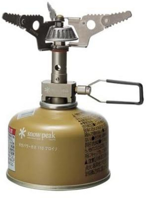 [스노우피크 버너] 스노우피크(snow peak) 버너 기가파워 마이크로맥스 울트라라이트 GST-120R, 1개