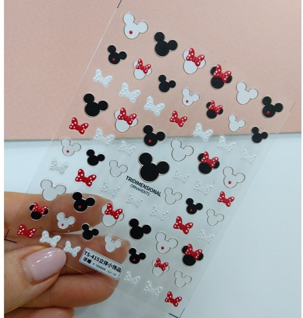 네일3D스티커 미니미키스티커 TS-415, 1개