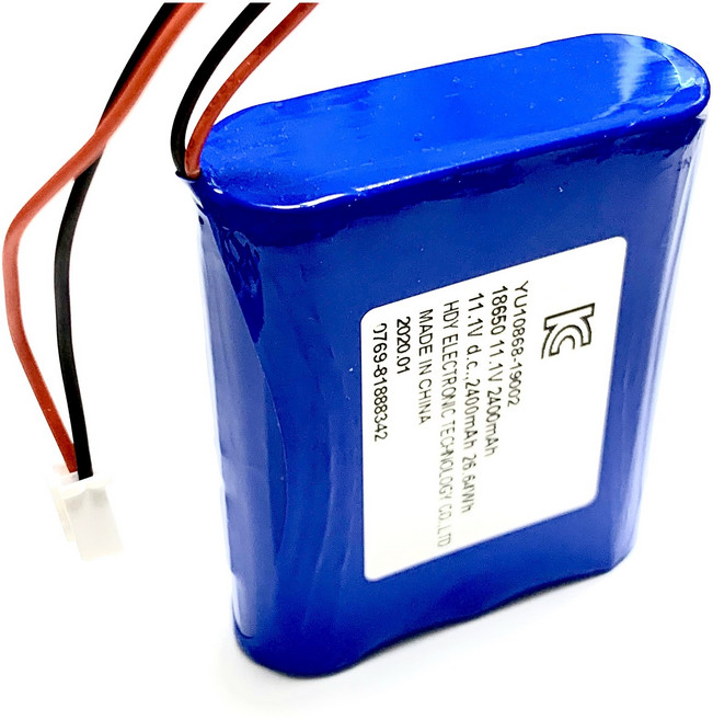 12v 리튬이온 충전배터리 팩 3셀 보호회로 충전지 2400mAh 스피커 DIY 나라 LiB3cell001-2400, 1개, 1개입