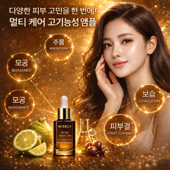 식약처 기능성 화장품 인증 갈색병 100 ml 세럼 에센스 advanced night repair 1개 2개 피부자생력 탄력케어 피부결 케어 주름 미백 이중 기능성, 100ml