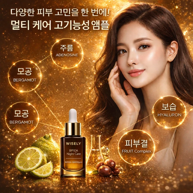 식약처 기능성 화장품 인증 갈색병 100 ml 세럼 에센스 advanced night repair 1개 2개 피부자생력 탄력케어 피부결 케어 주름 미백 이중 기능성, 100ml - 쿠팡