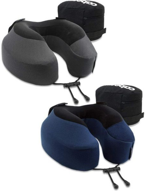 카보 에볼루션 여행용 목 베개 메모리폼 기내용 사무실 목 쿠션 2개세트