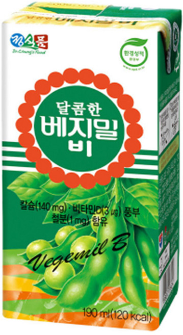 베지밀 비 달콤한 두유, 190ml, 48개