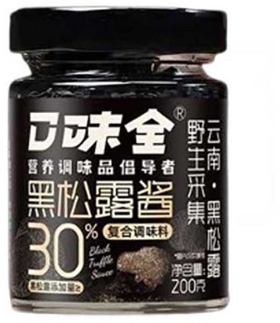 30% 고함량 대용량 블랙 트러플 소스 (200g/통) 송로버섯 운남 고급식재료 EMS특송, 1개, 200g
