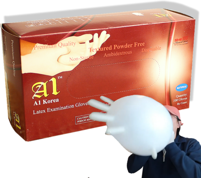 에이원 A1 라텍스장갑 A1 laxtax, 1개