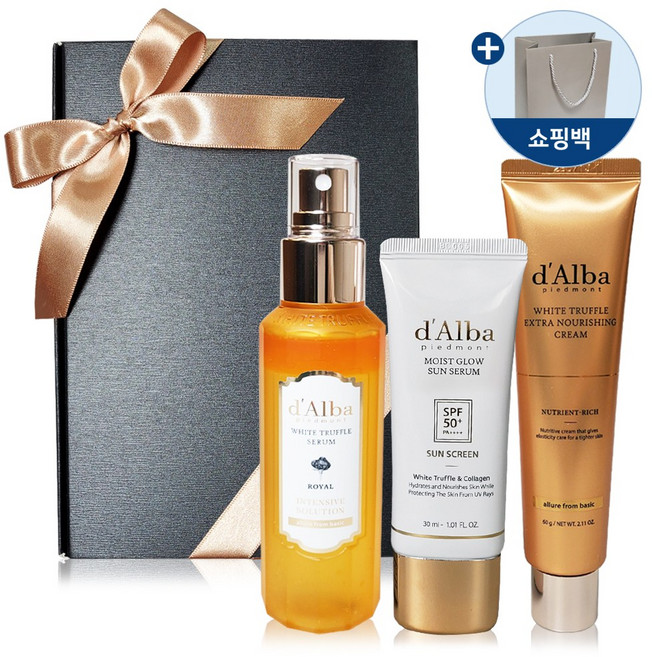 [선물포장] 달바 화이트 트러플 로얄 인텐시브 세럼 100ml + 선세럼 30ml + 너리싱크림 50ml 최신상 시즌5 _ SJ, 1개