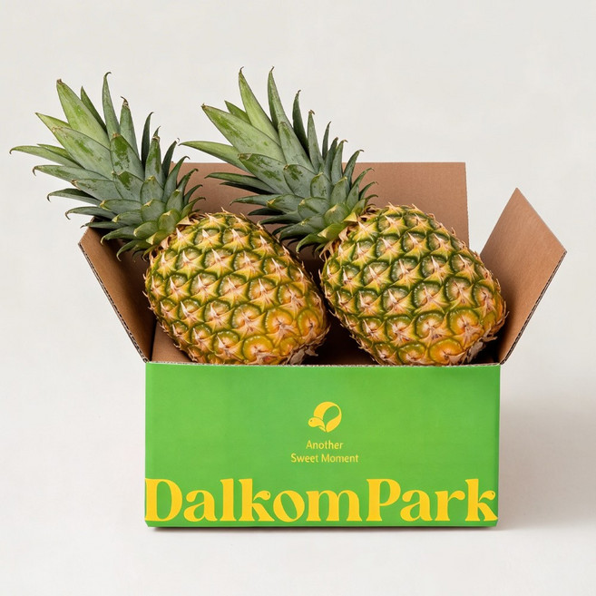 [달콤파크]Dole 스위티오 파인애플 2개입 4kg 내외, 1개, 12kg 내외