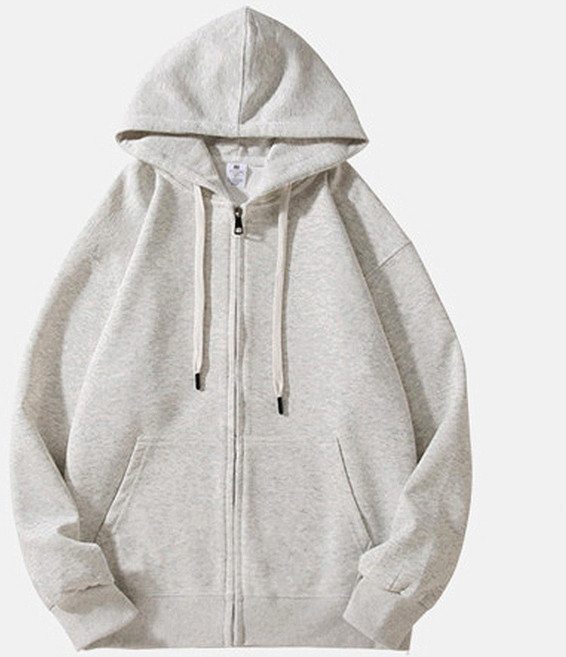 네모엔룩 남녀공용 라인업 데일리 무지 특양면 스탠다드핏 빅사이즈 후드집업