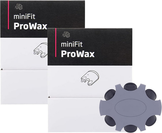 12-Pcs 미니핏 프로팍스 왁스 가드 필터 오티콘 보청기 교체 부품 청소 키트 액세서리 공급, 2 Packs/12 Filters, White-1mm