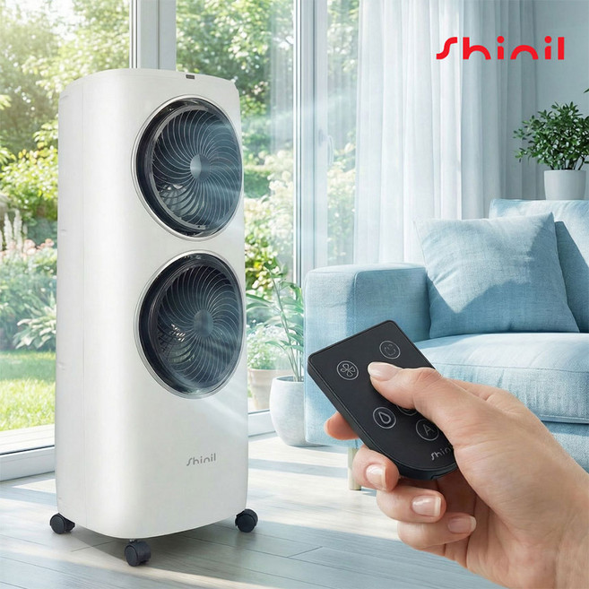 신일 듀얼 저전력 냉풍기 가정용 업소용 에어컨선풍기 이동식 에어컨 얼음 에어쿨러 냉방기 SIF-TC70A