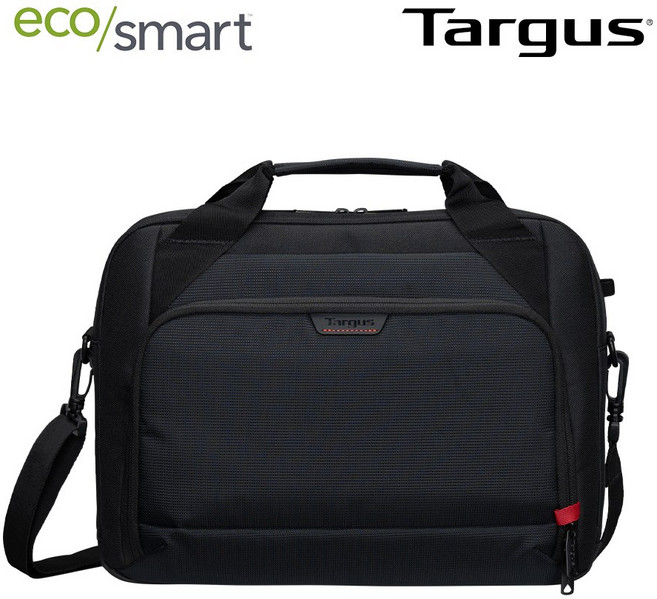 타거스 CN414GL 35.6cm 4.65L 블랙 클래식 에코스마트 브리프케이스 노트북가방 서류가방, 1개