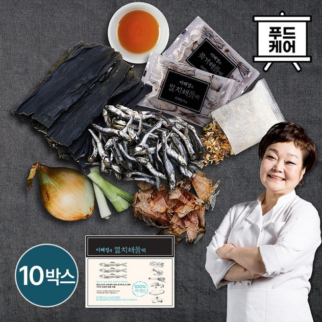 빅마마 이혜정 멸치 해물 다시팩, 150g, 10개