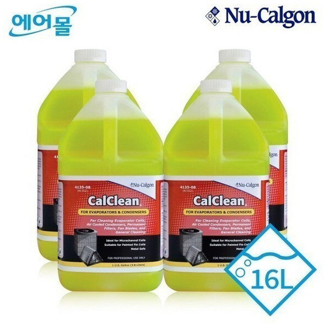 칼크린 에어컨핀세척제 냉각핀세정제 청소약품 4갤론, 1개, 3.785L
