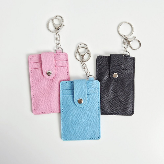 3구 키링 카드지갑