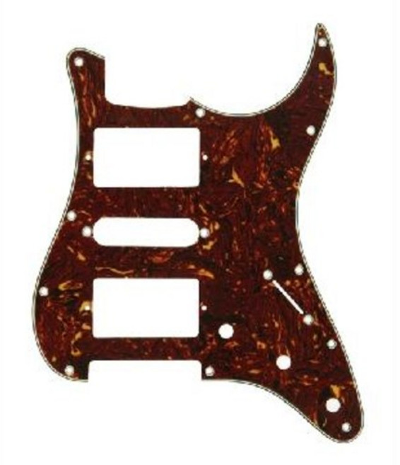 뮤즈텍 펜더 호환 픽가드 / 펜더 스트라토 캐스터용 픽가드 / HSH/1V2T/Tortoise/ MPG-AM HSH TORTO, 1개