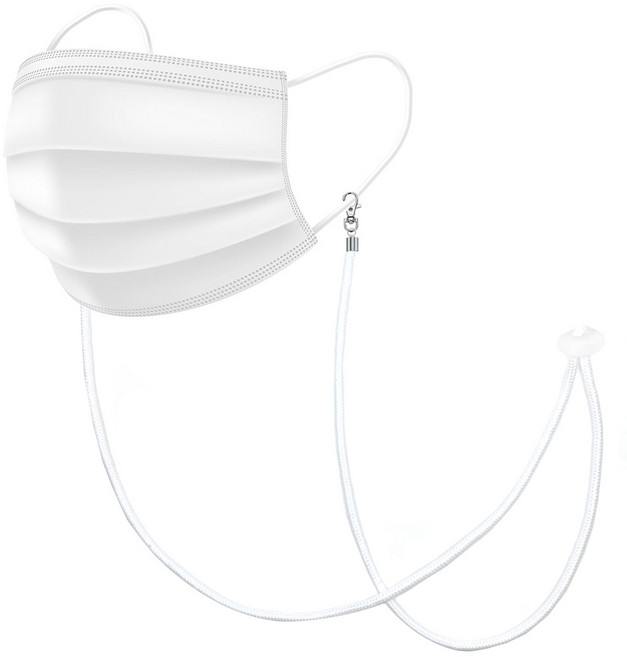 스페이스쉴드 마스크 스트랩 분실방지 목걸이 끈조절기 고리